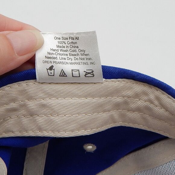 New York NY Mets Hat Baseball Cap Adjustable Strapback Blue Embroidered Logo - Picture 11 of 13